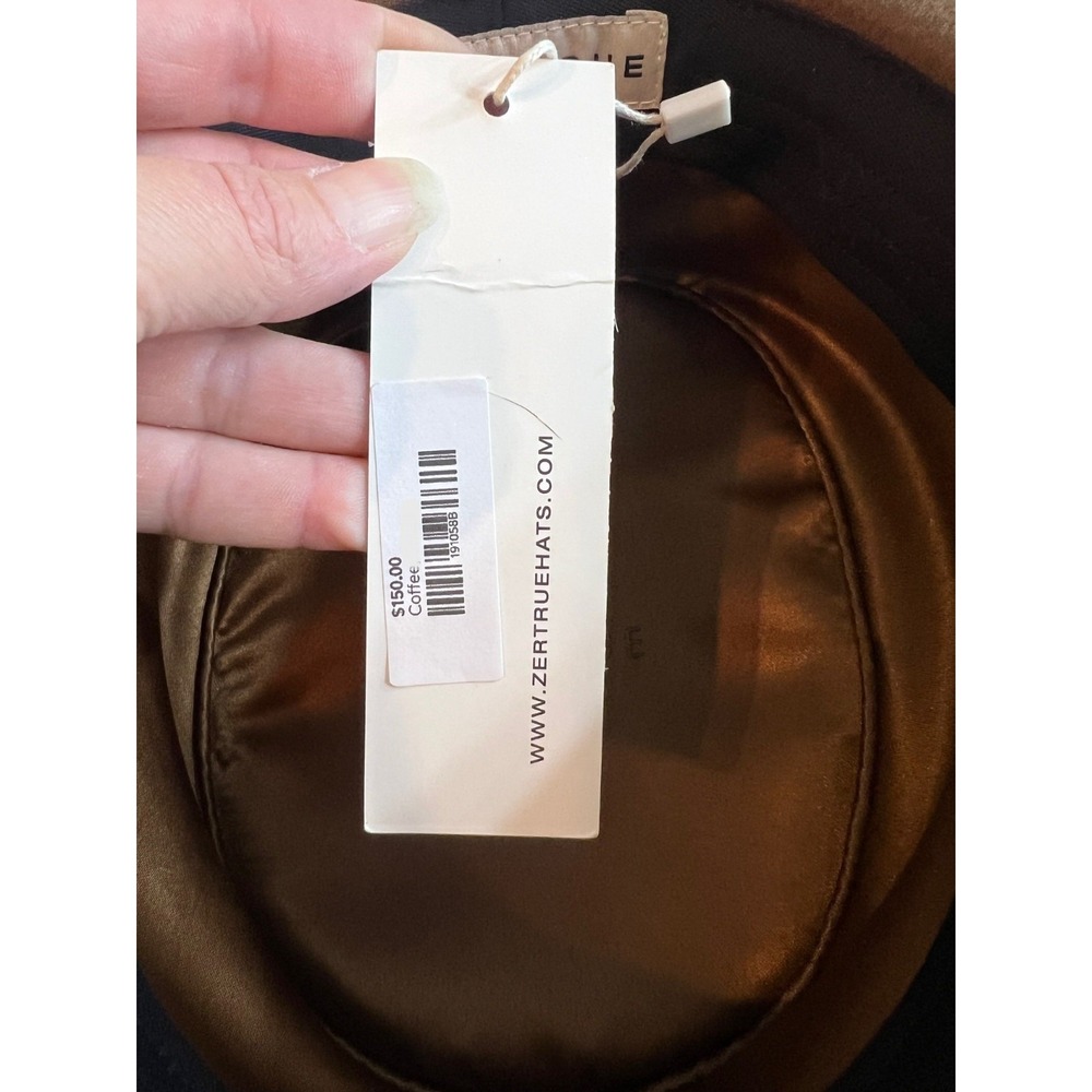 Women's Brown ZurTrue Wide Brim Hat Size M - Picture 7 of 7